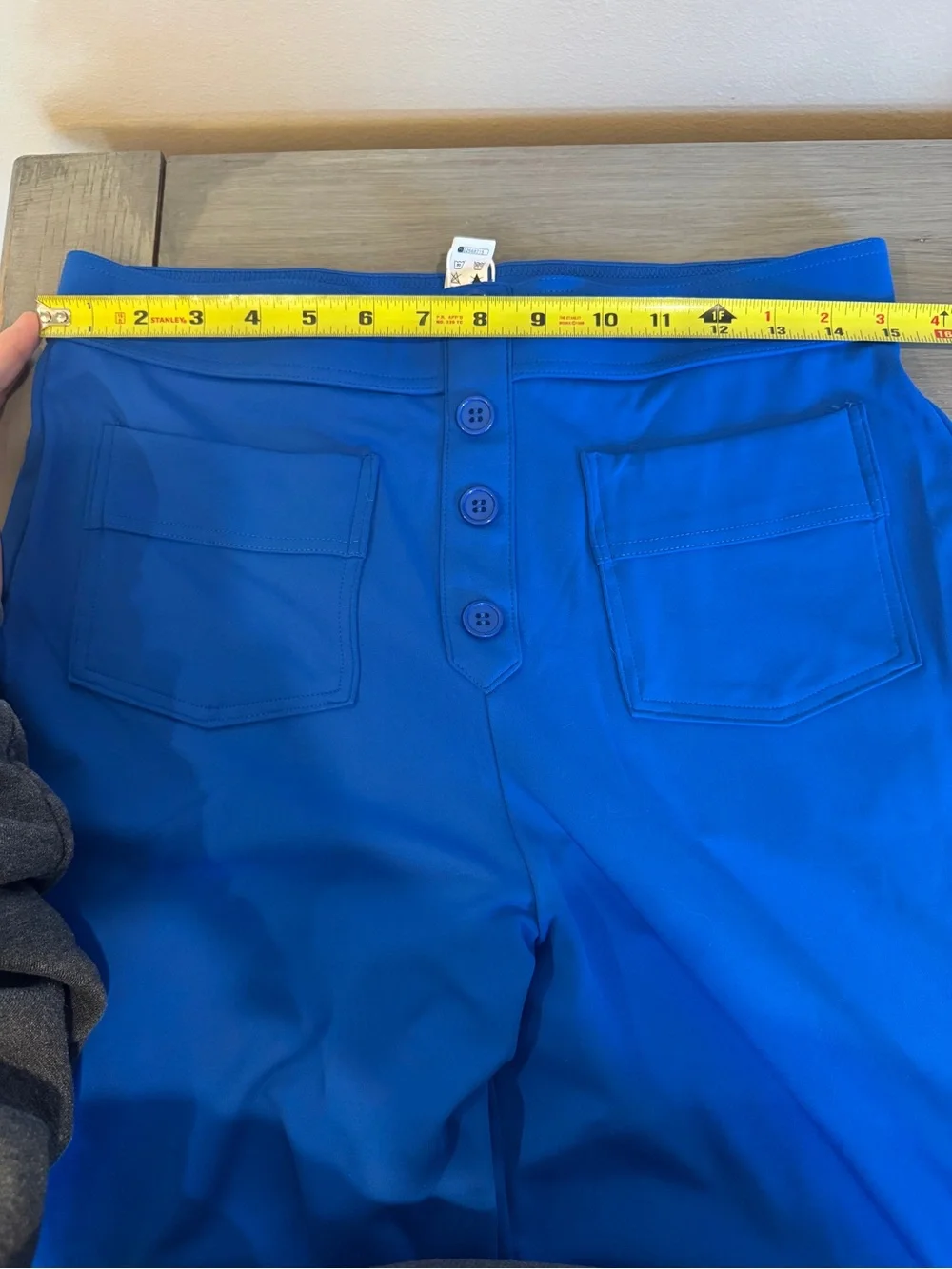 Halara DayStretch High Waisted Wide Leg Pants Mens Womens L Workleisure blue NWT